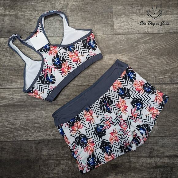 Wenly Zeng Crop Top Boyshort Bikini Swimsuit Size S - Picture 4 of 4